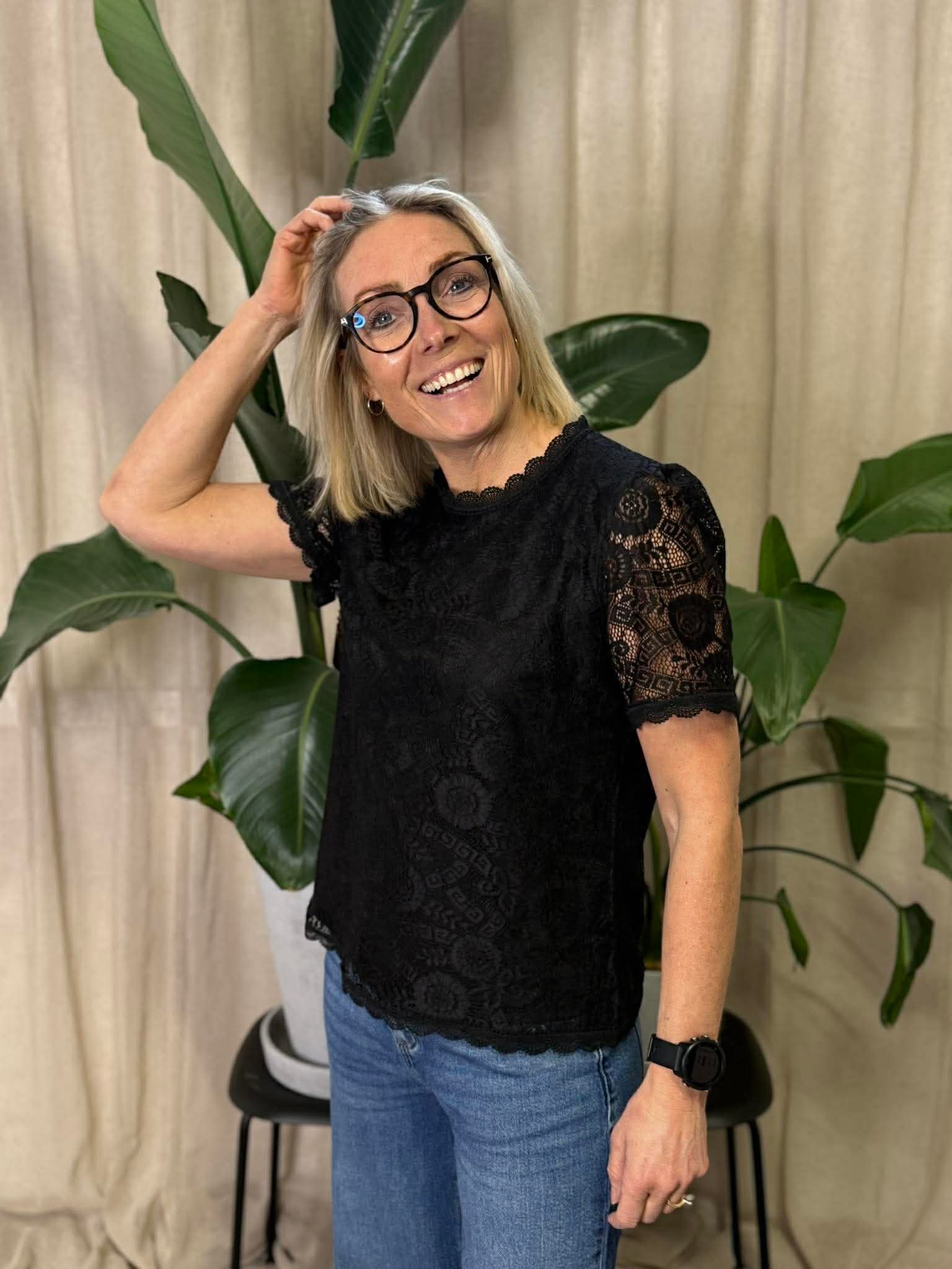 PCOLLINE T-Shirt - Black